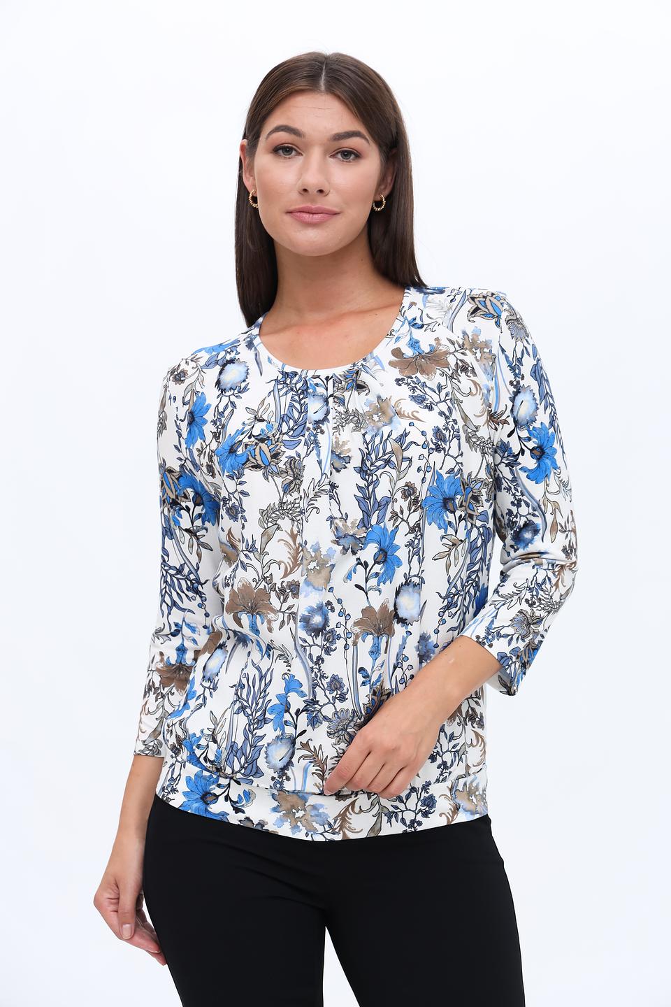 Блуза Frank Walder с цветочным принтом