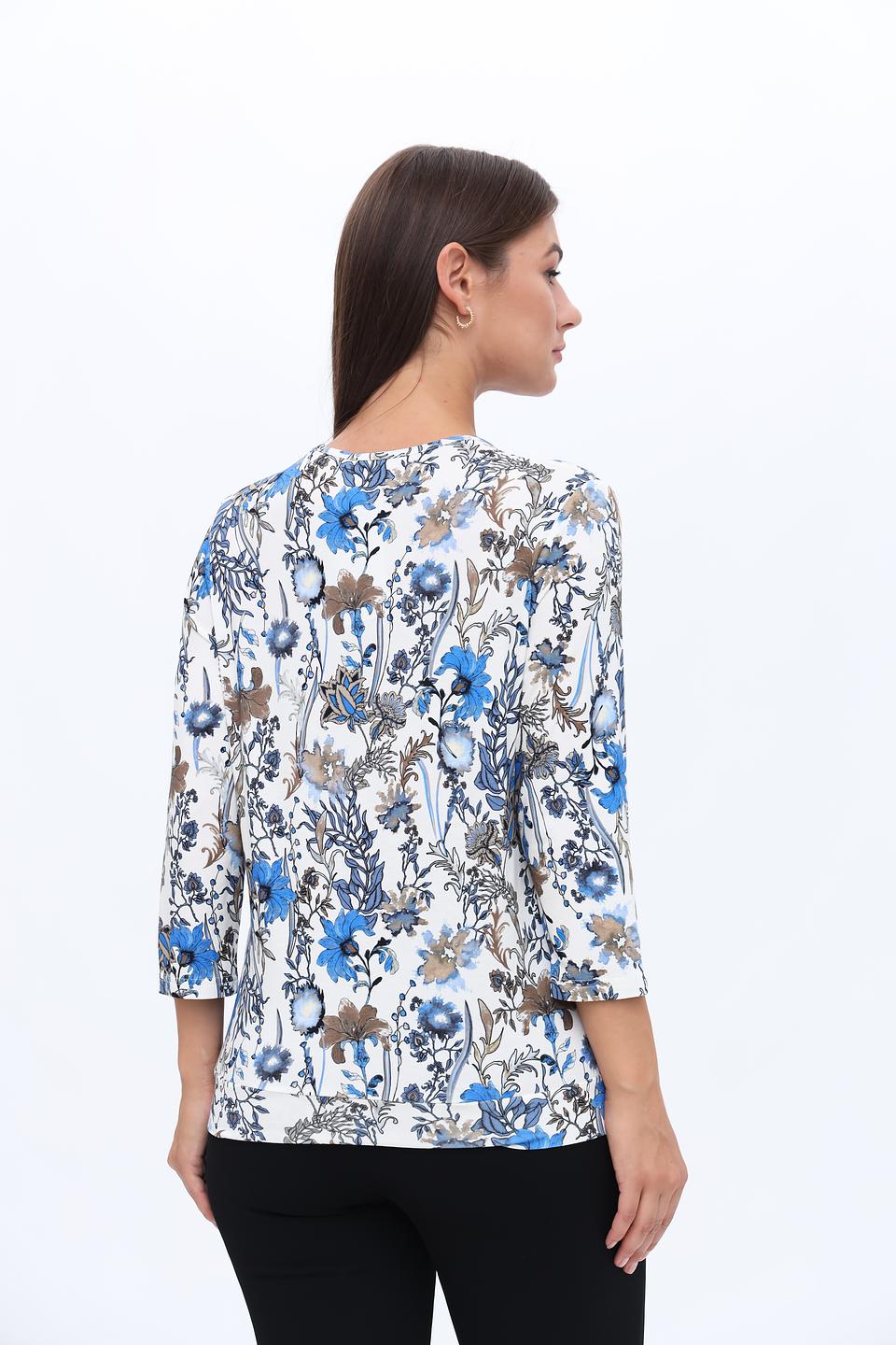 Блуза Frank Walder с цветочным принтом