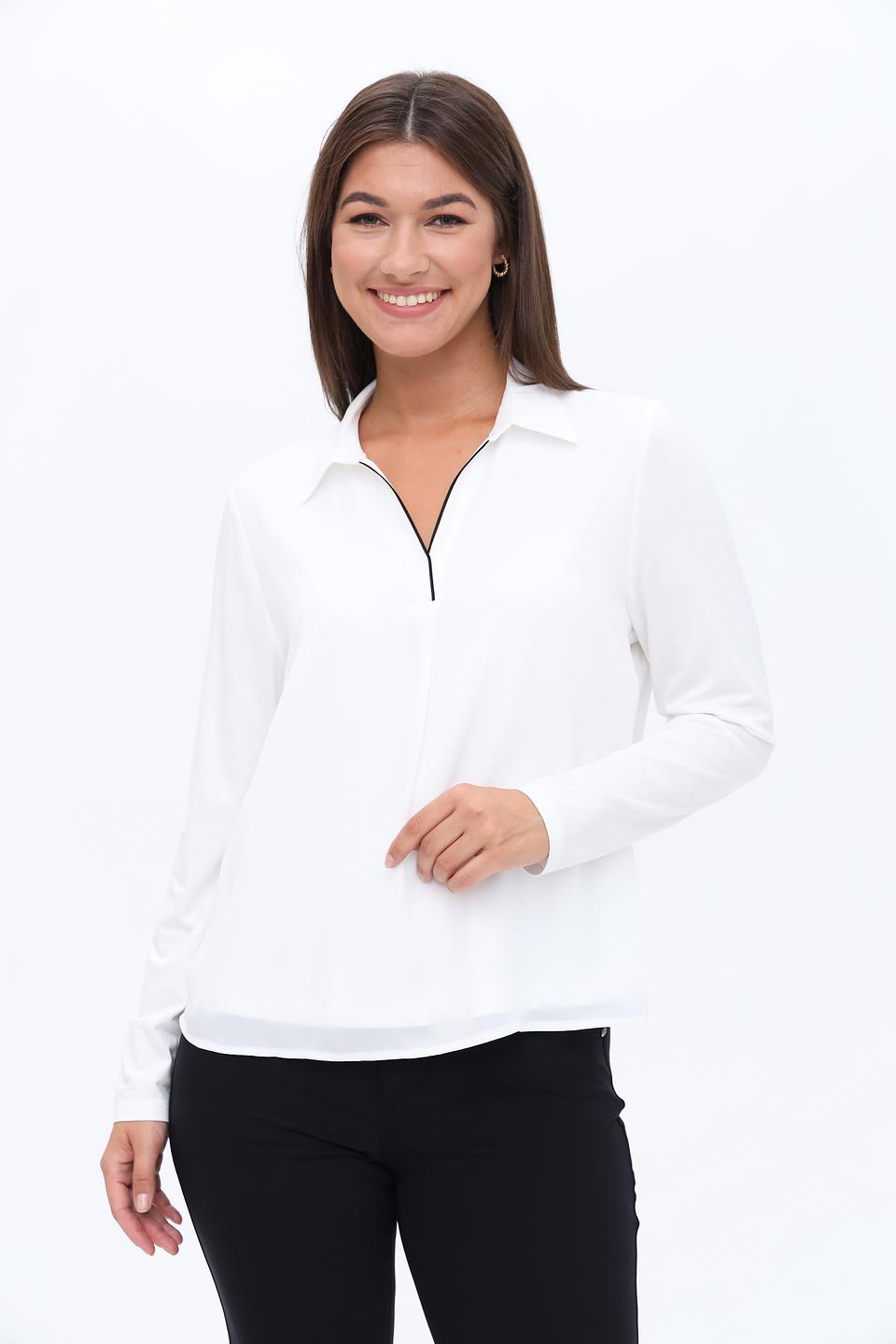 Блуза Frank Walder с V-образным вырезом