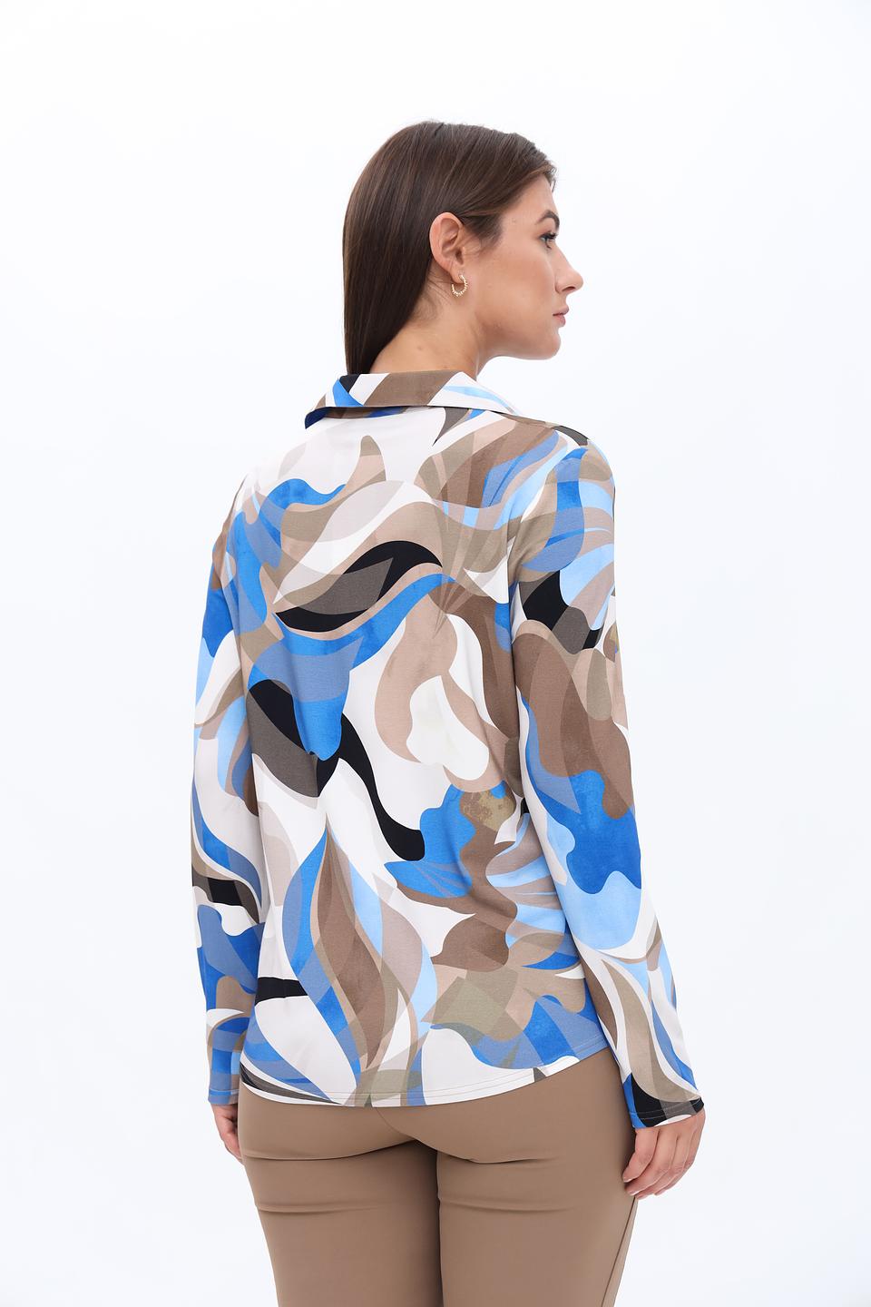 Блуза Frank Walder с абстрактным принтом