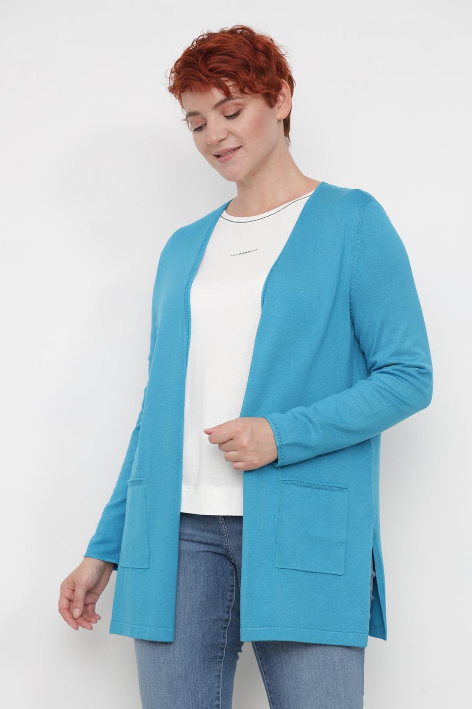 Кардиган Samoon бирюзовый