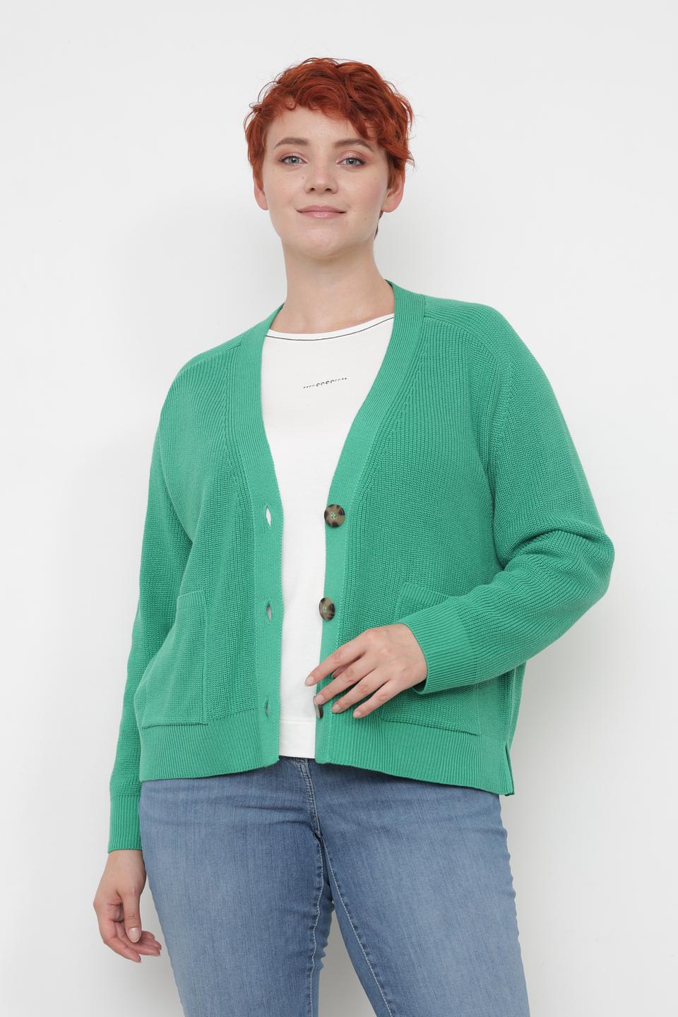 Кардиган Lecomte зелёный