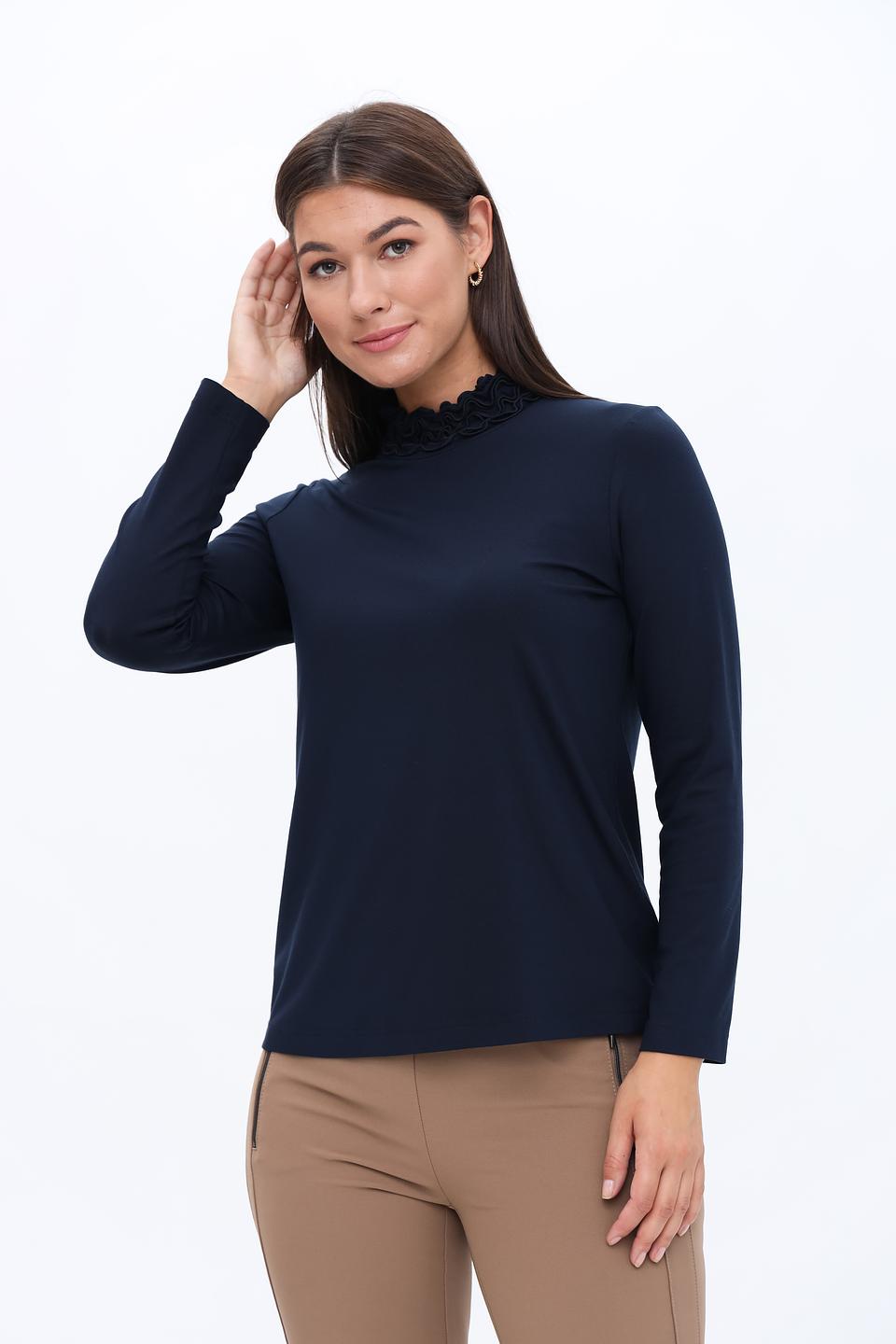 Блуза Sommer mann с воротником-стойкой