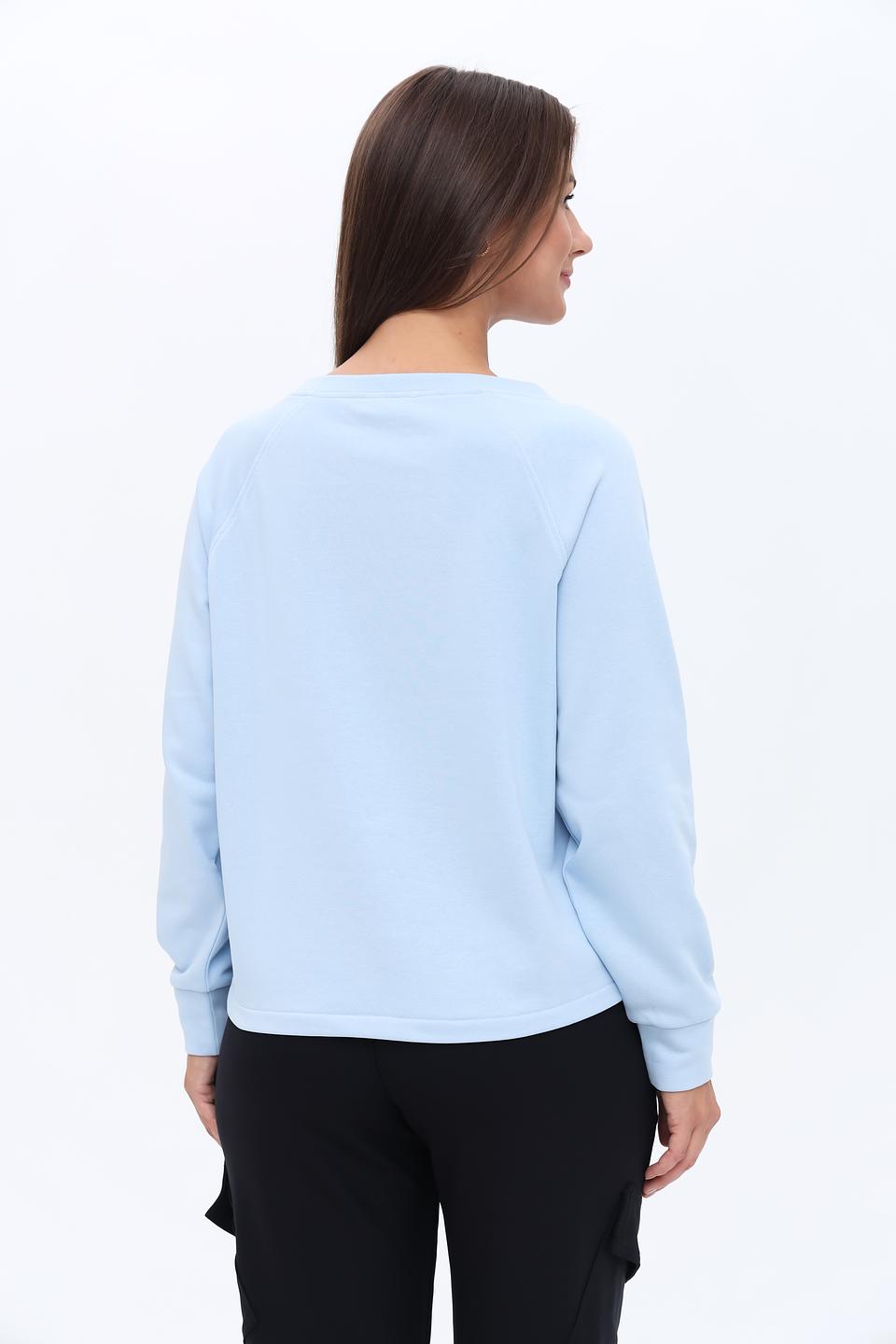 Пуловер Monari голубой с принтом