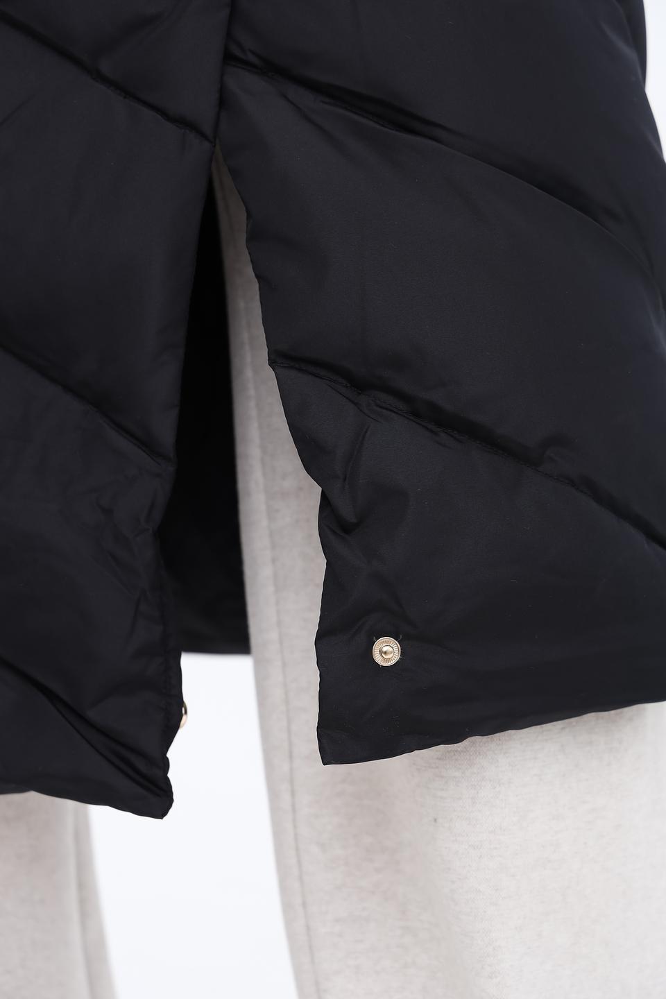 Пальто Silvian Heach стеганое чёрное