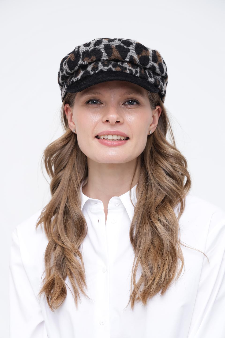 Кепка Wegener с леопардовым принтом