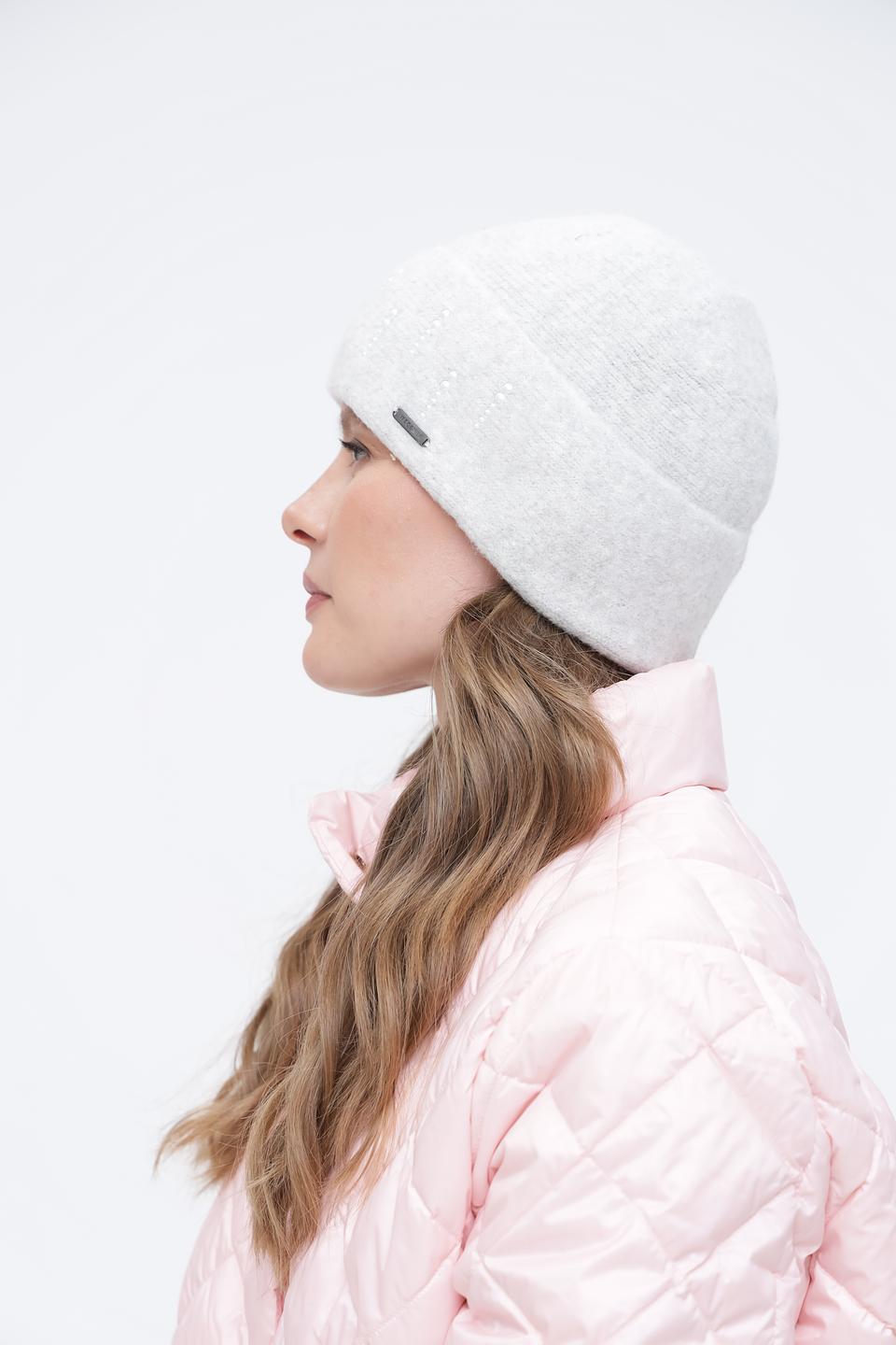 Шапка Wegener вязаная серая