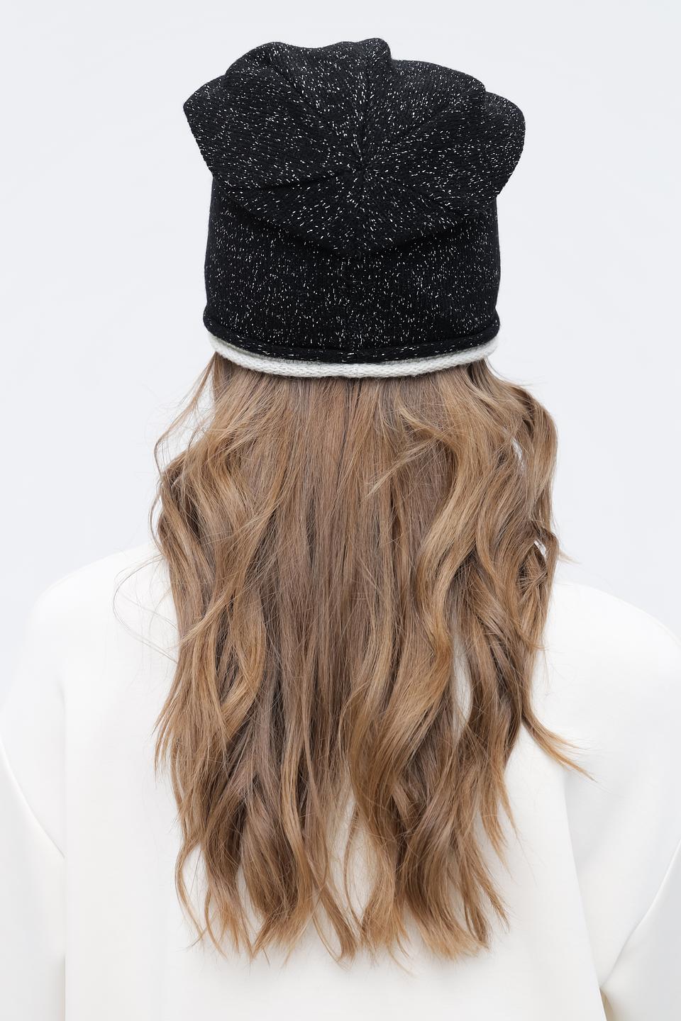 Шапка Wegener с блестками чёрная