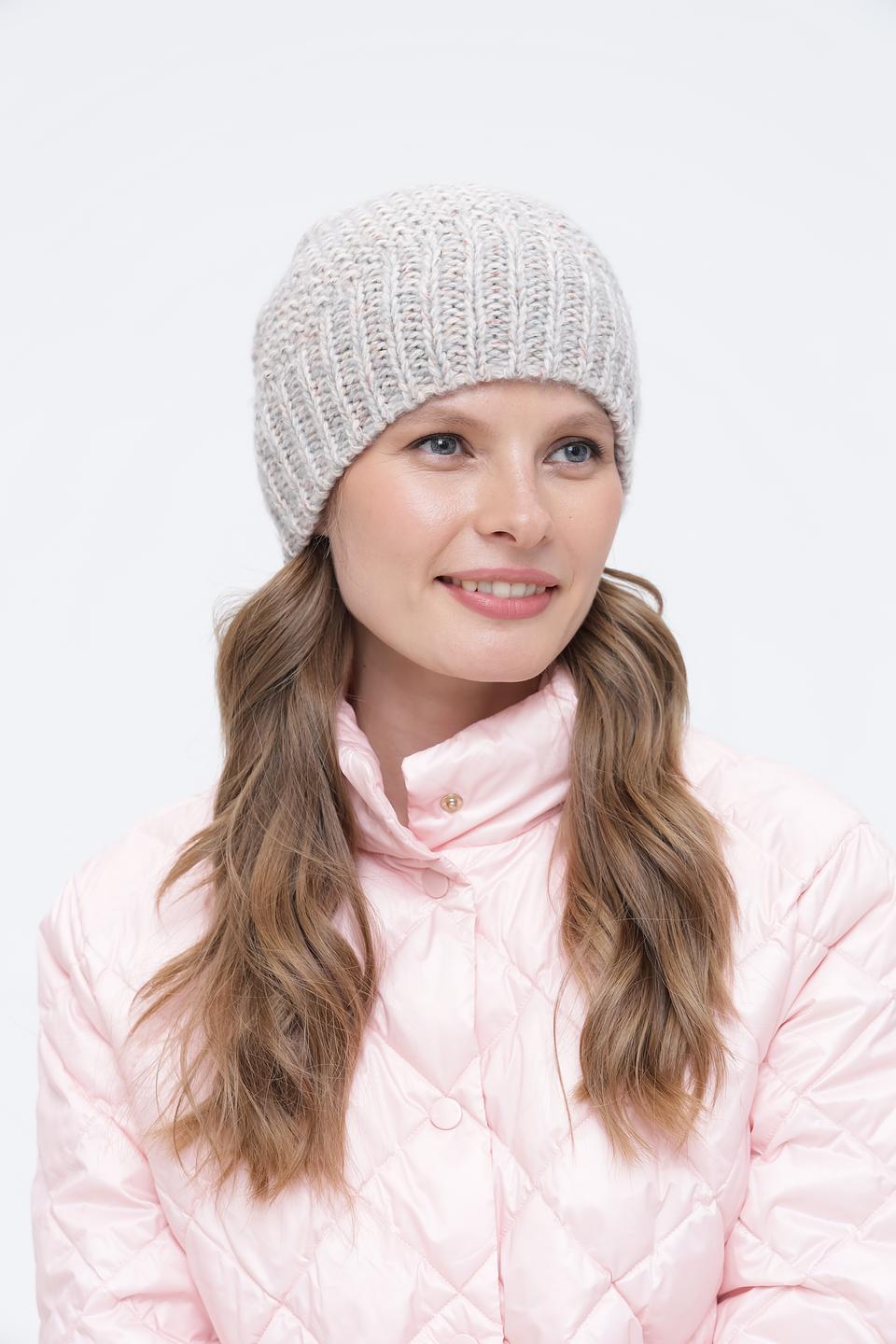 Шапка Wegener вязаная серая