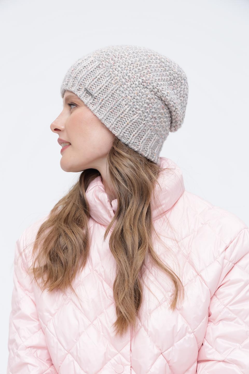 Шапка Wegener вязаная серая