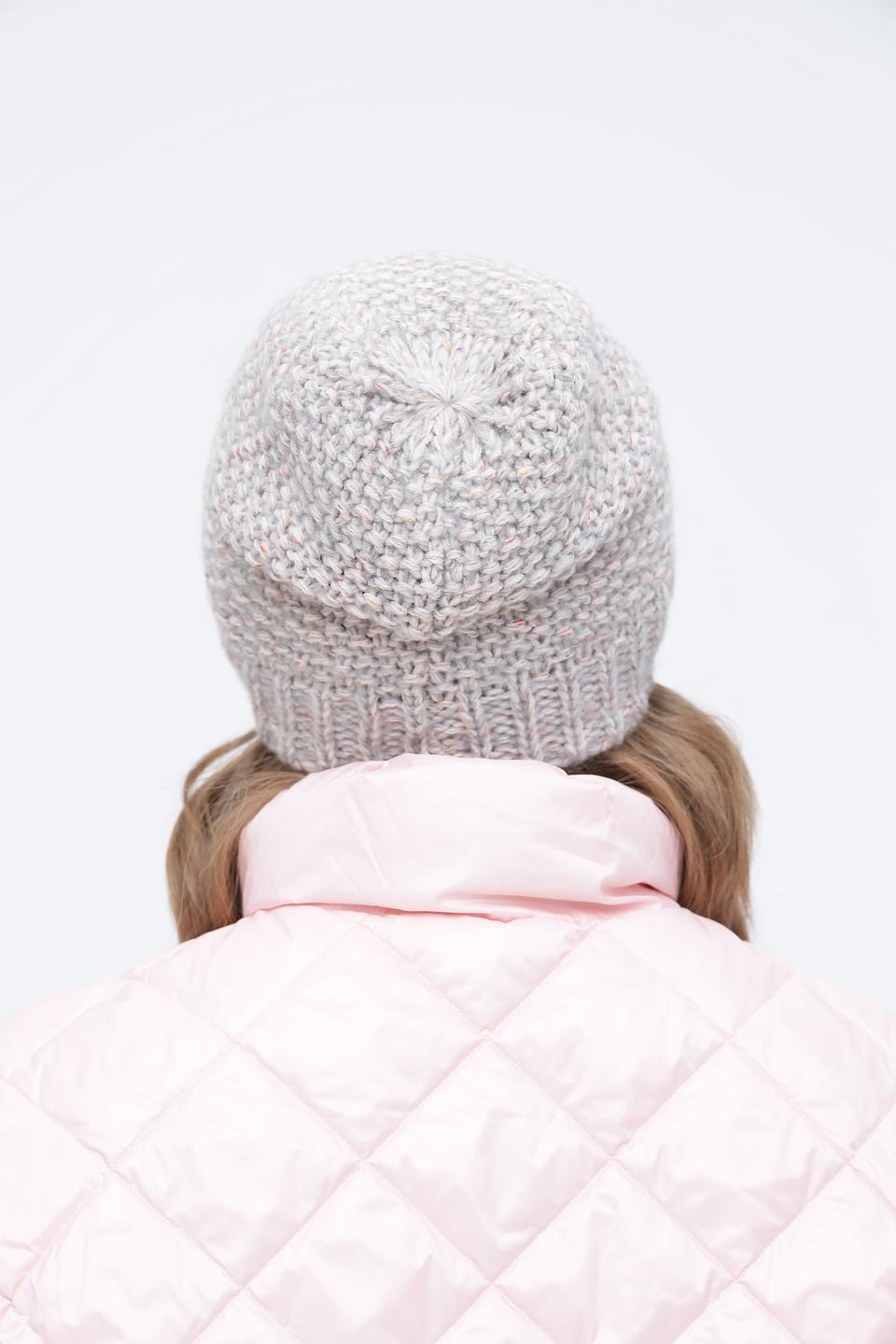 Шапка Wegener вязаная серая