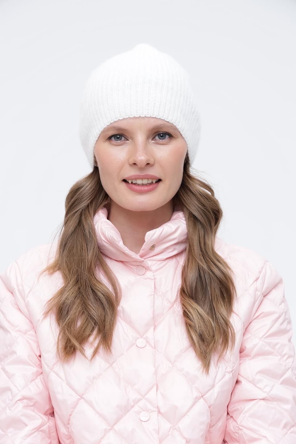 Шапка Wegener вязаная белая