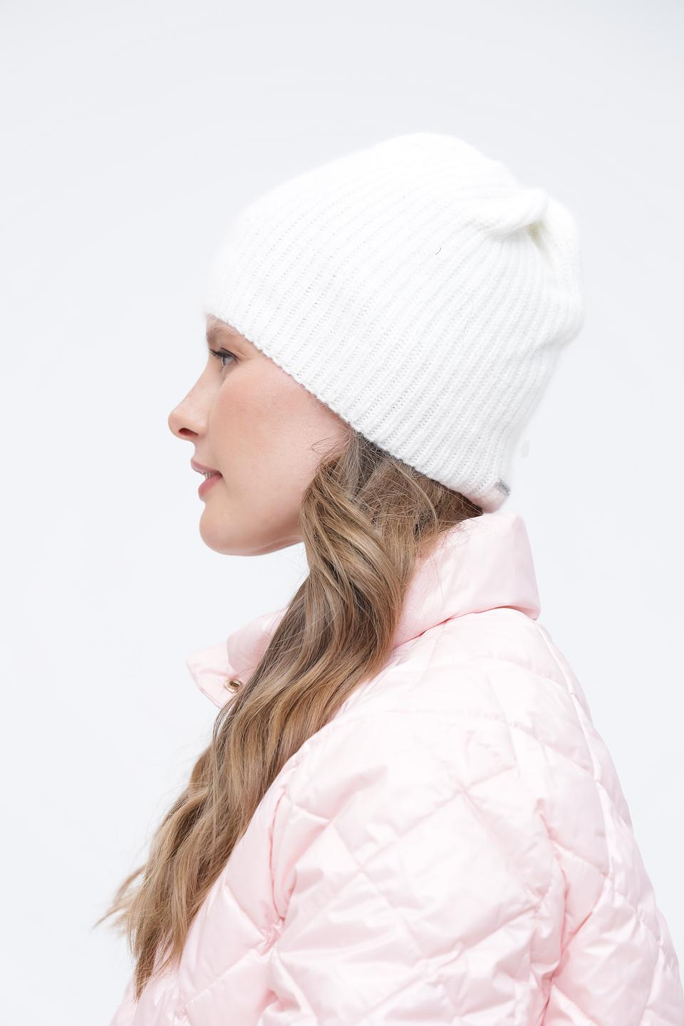 Шапка Wegener вязаная белая