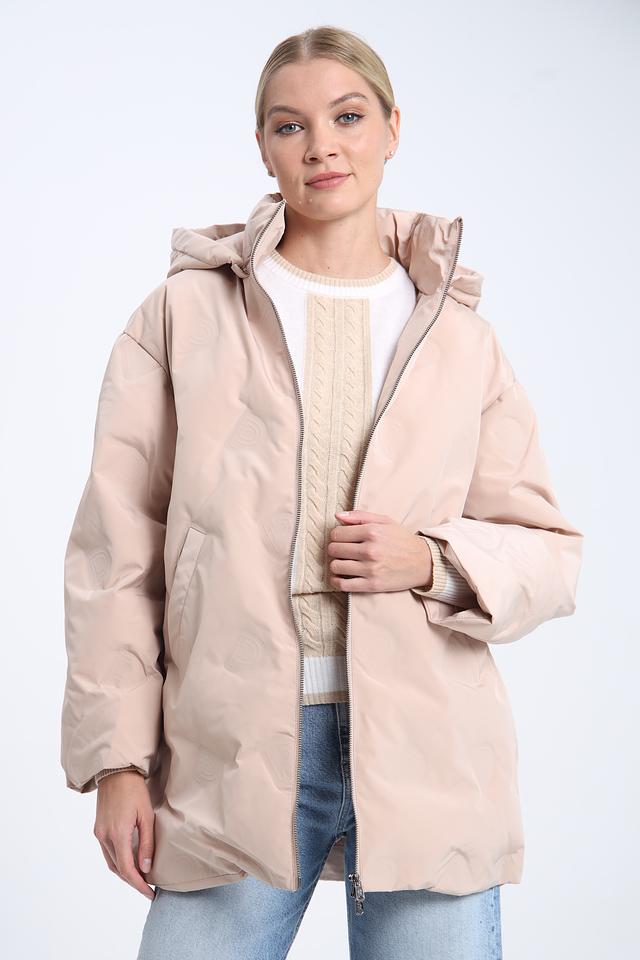 Куртка Pezzo стеганая бежевая