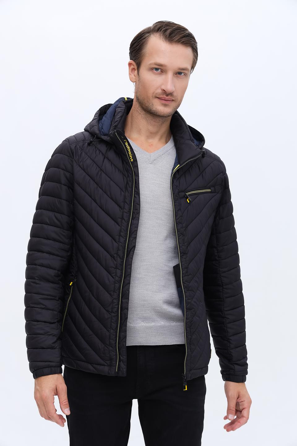 Куртка Red Point стеганая чёрная