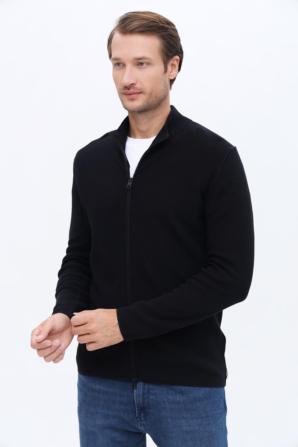 Кардиган Cinque чёрный на молнии