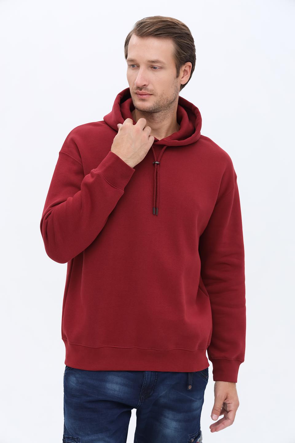 Толстовка Cinque бордовый