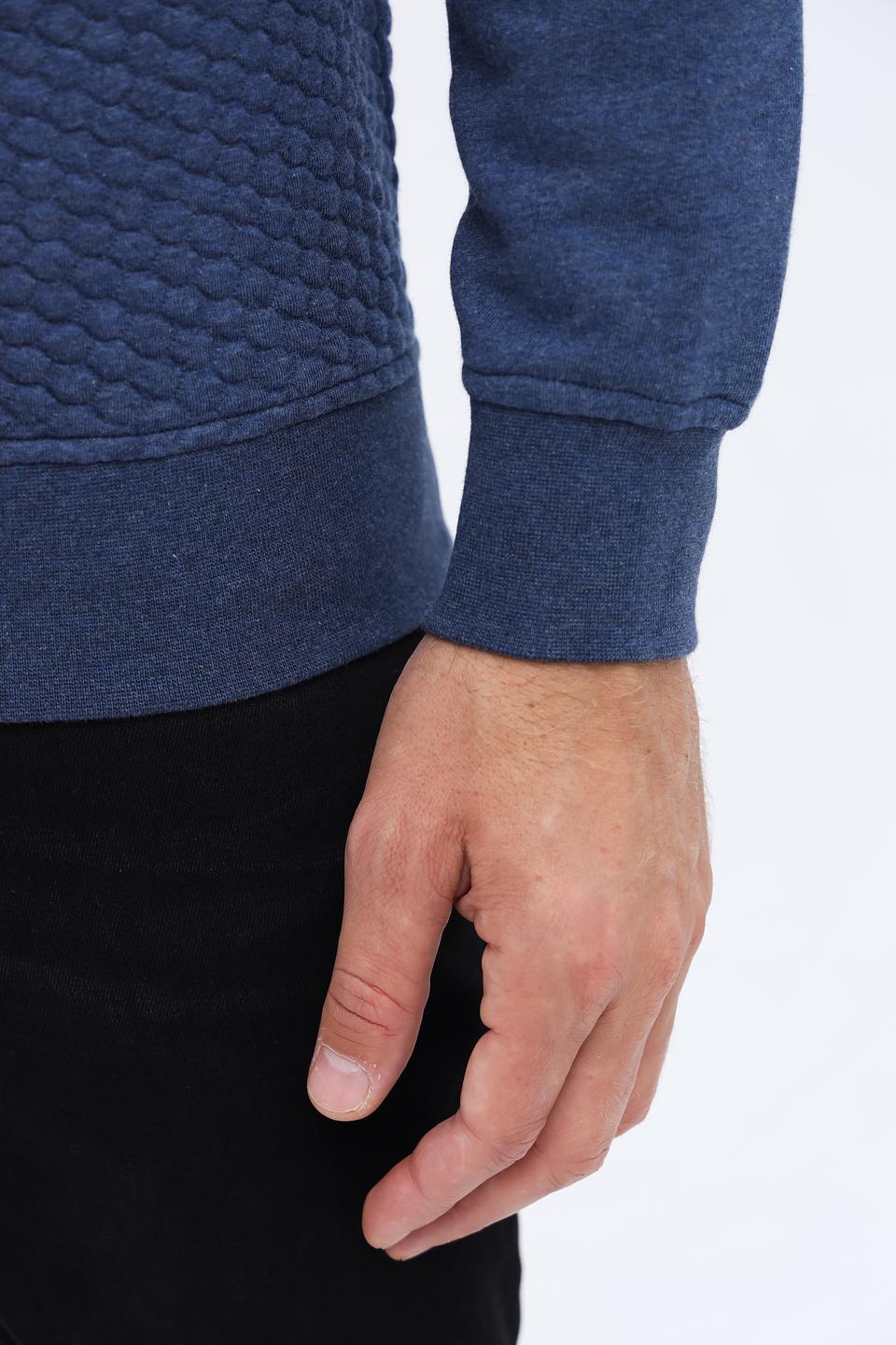 Джемпер Casa Moda с молнией синий