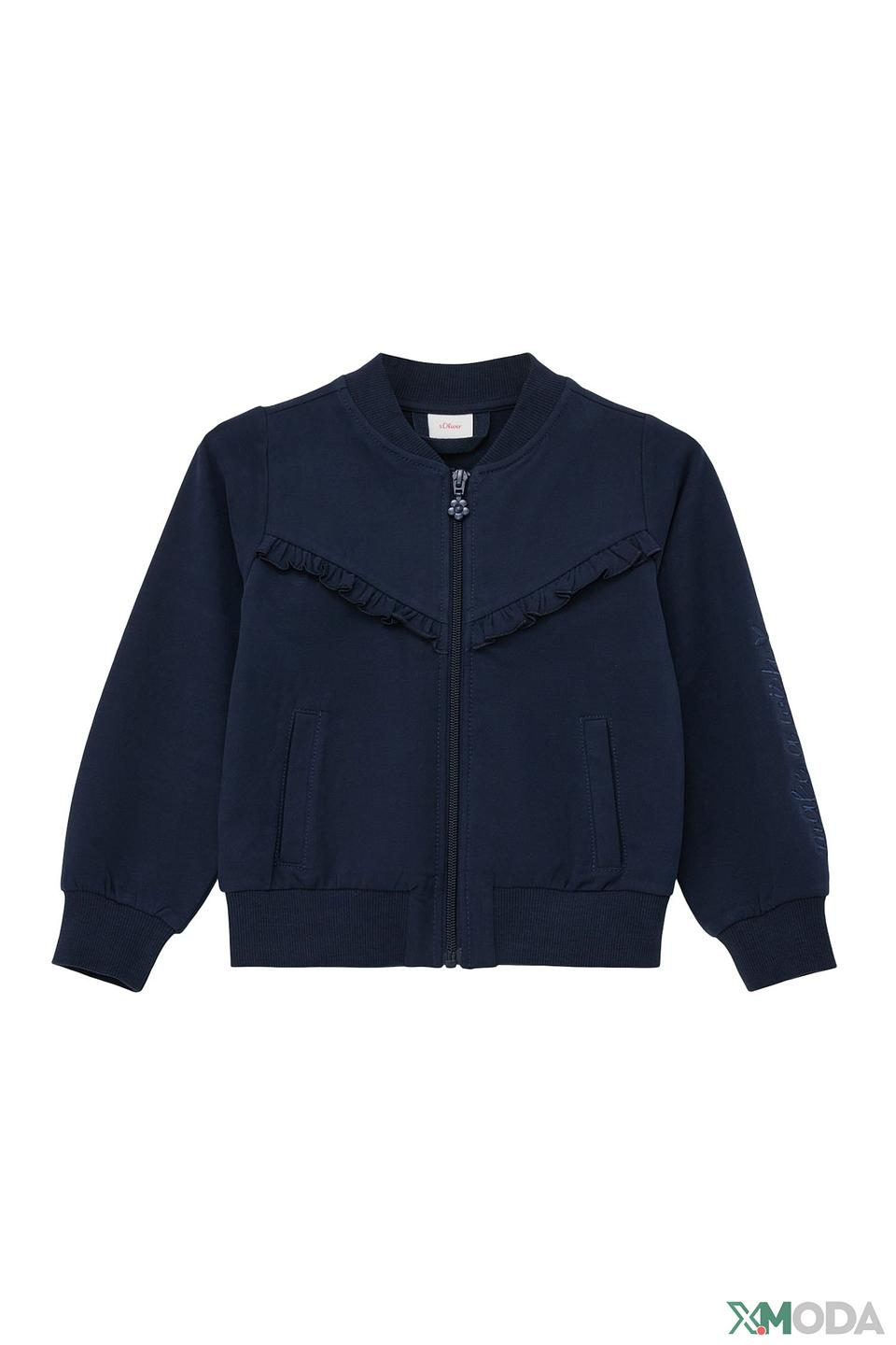 Джемпер s.Oliver дев. на молнии синий