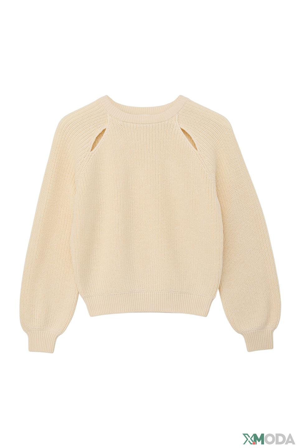 Джемпер s.Oliver дев. с вырезами бежевый