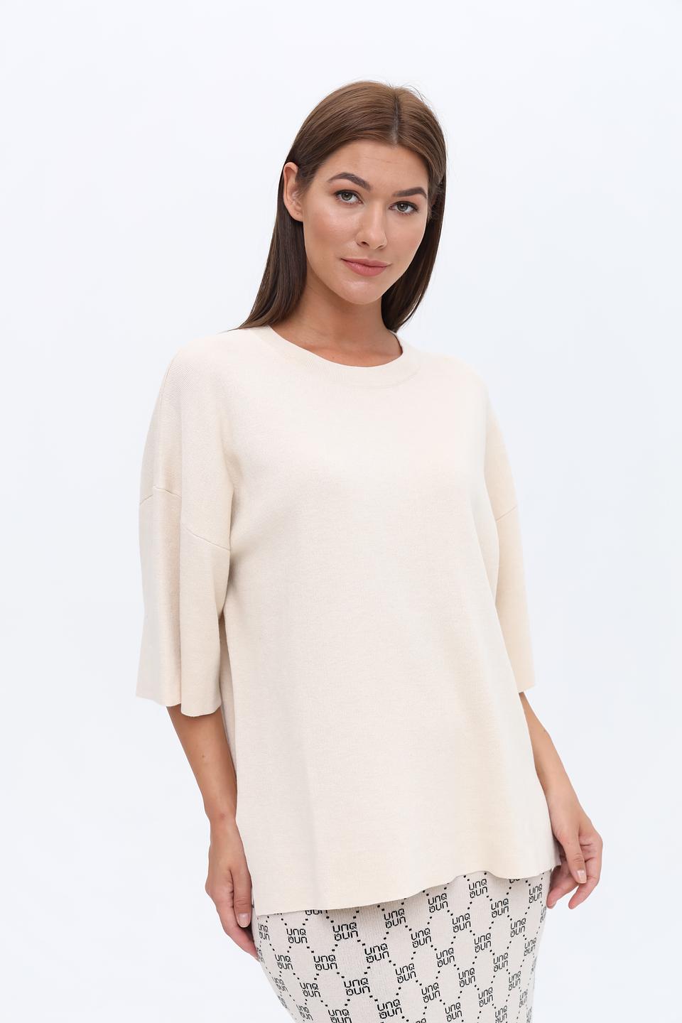 Пуловер UNQ женский бежевый