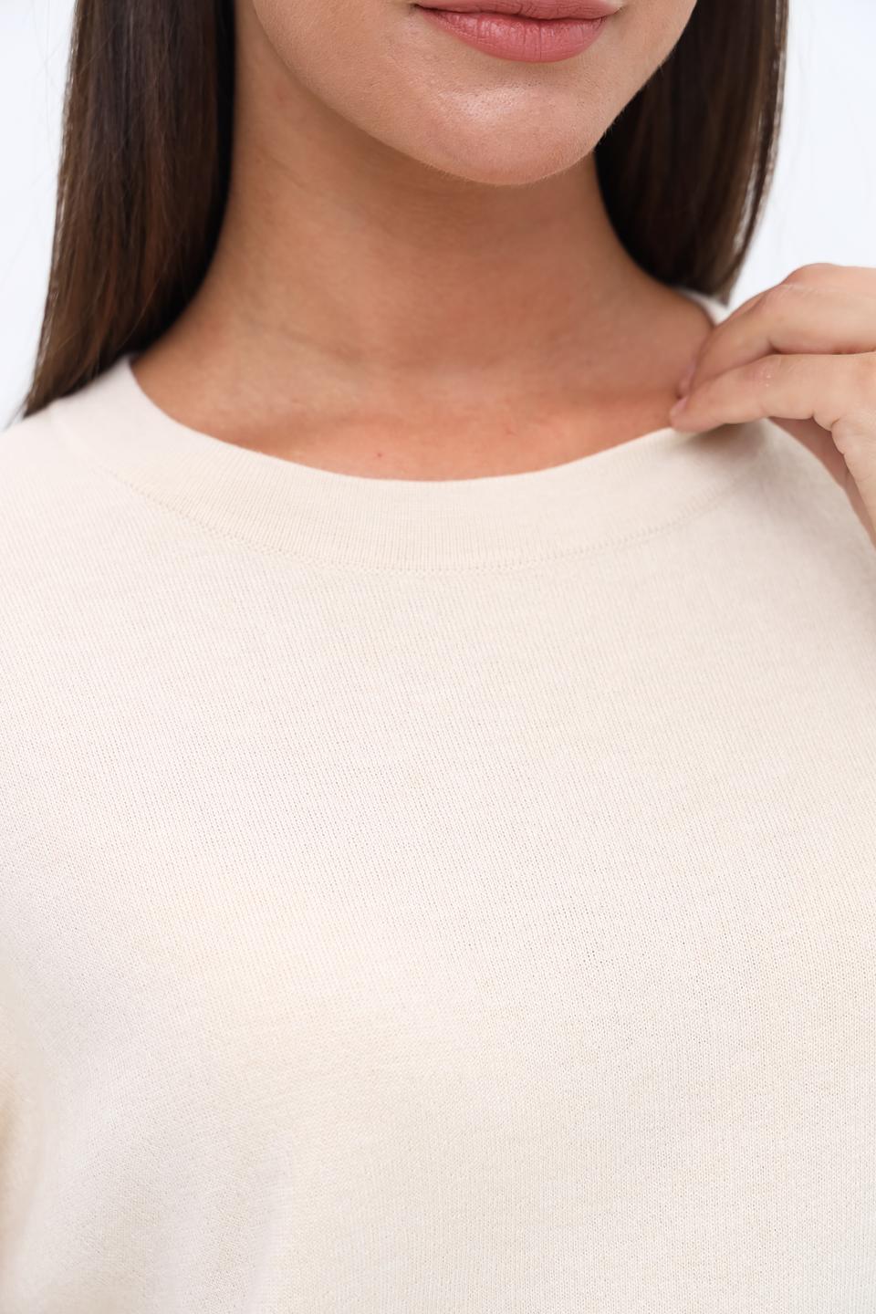 Пуловер UNQ женский бежевый