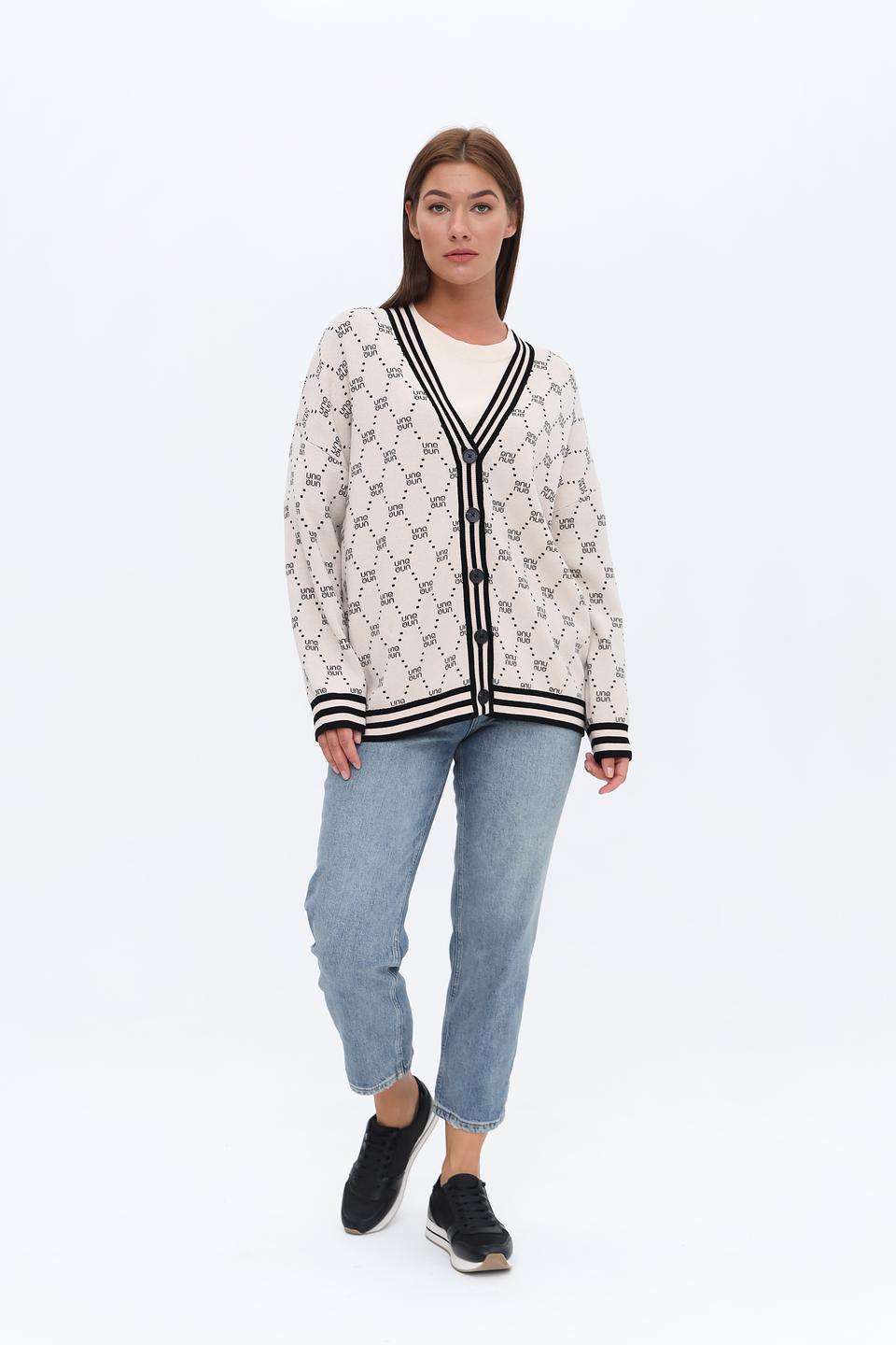 Джинсы Oui с потертостями голубые