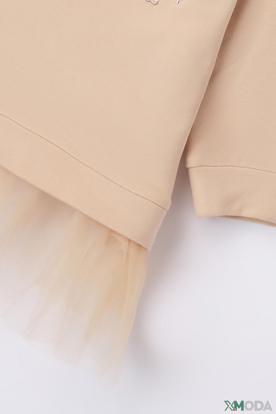 Платье Sarabanda дев. с куклой бежевое