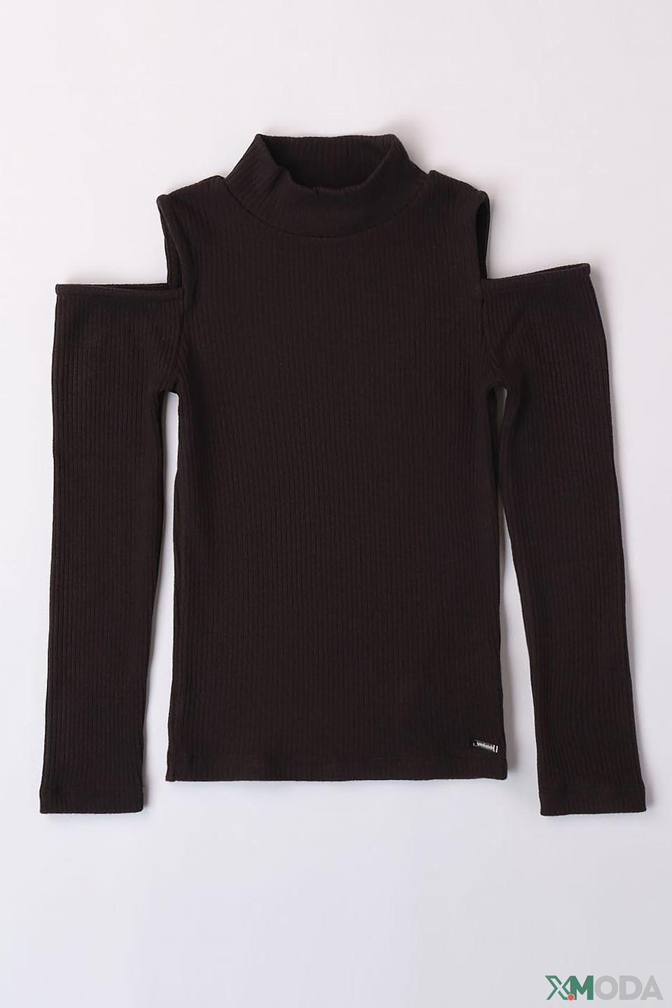 Джемпер Sarabanda дев. с вырезами чёрный