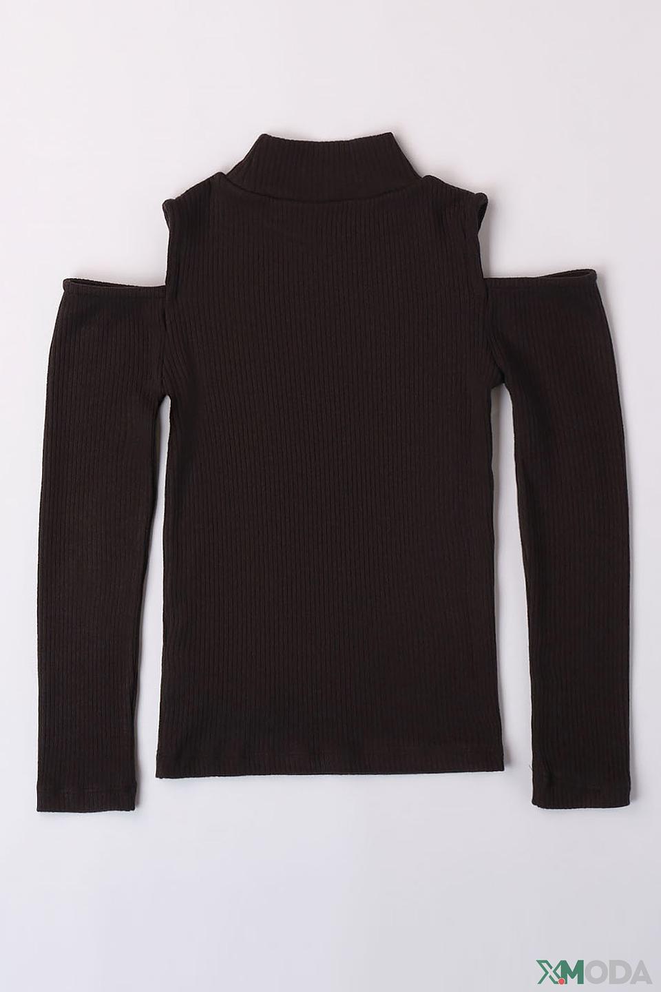 Джемпер Sarabanda дев. с вырезами чёрный