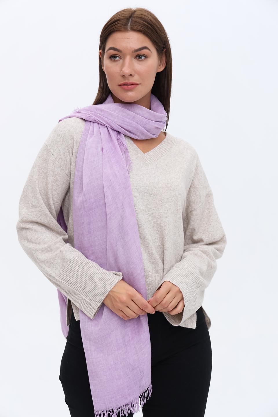 Шарф Fraas лавандовый