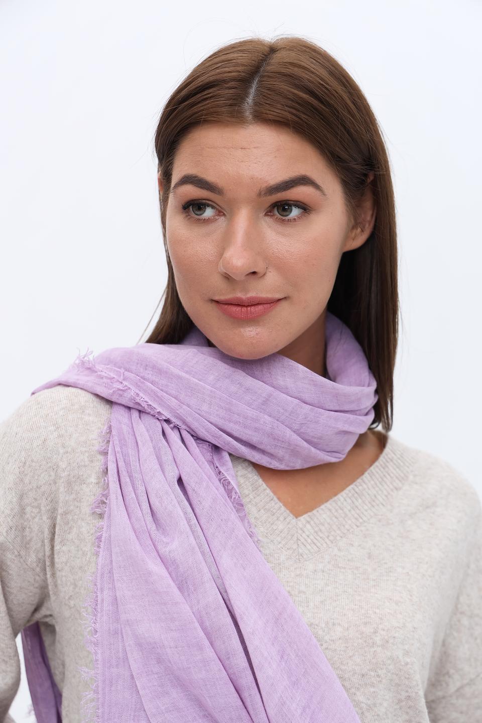 Шарф Fraas лавандовый