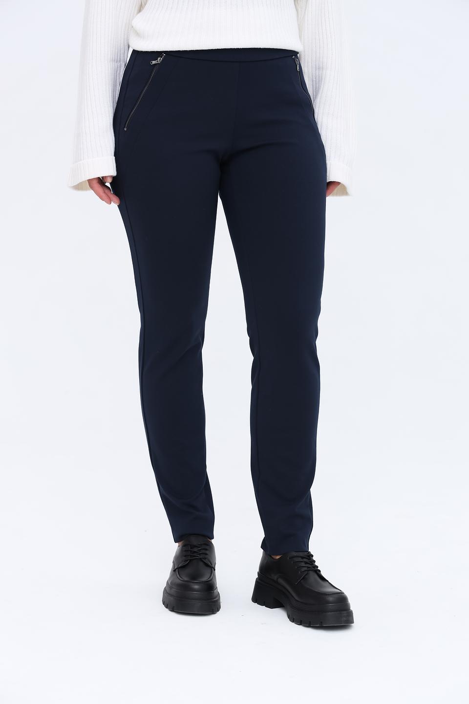 Брюки Gardeur с молниями темно-синие