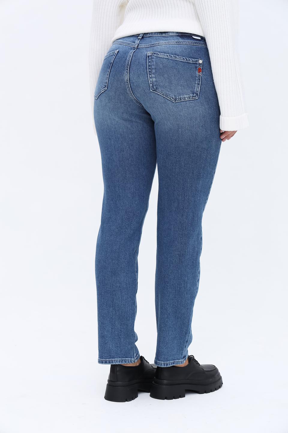 Джинсы Angels с высокой посадкой голубой