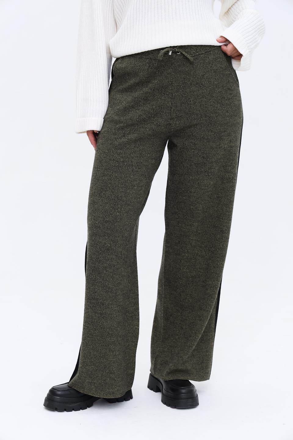 Брюки прямые UNQ хаки