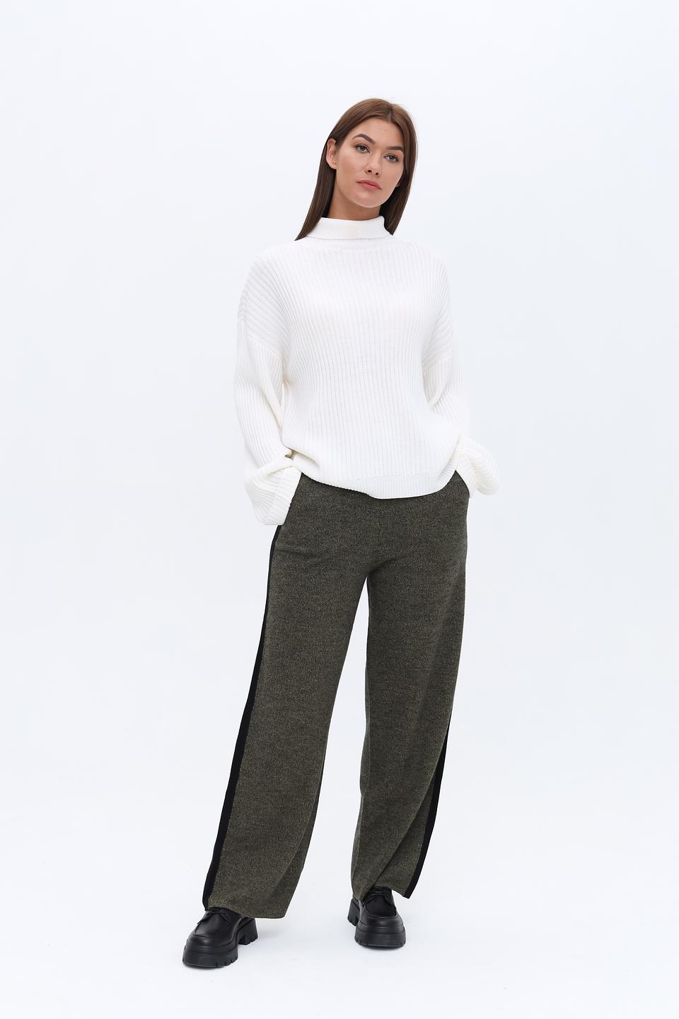 Брюки прямые UNQ хаки