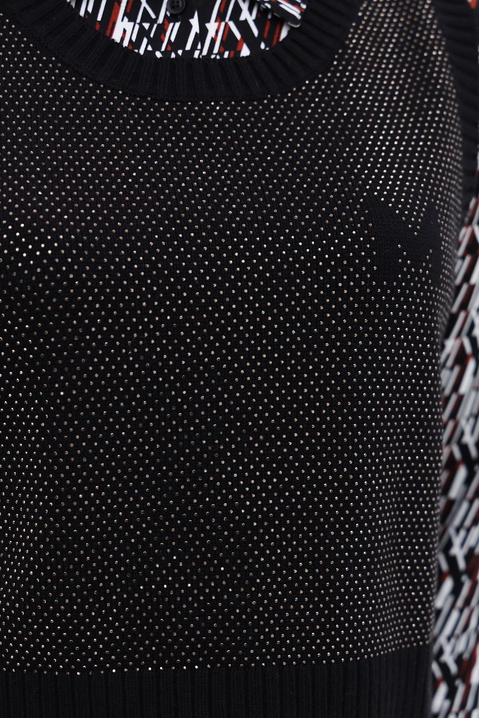 Жилет Monari чёрный с вышивкой M