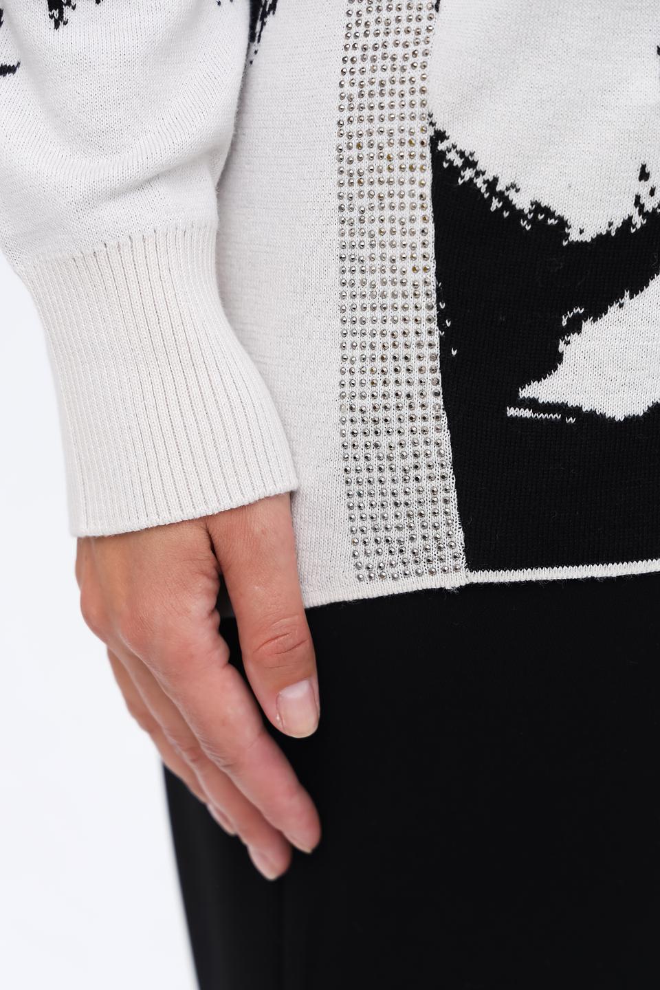 Пуловер Monari с принтом