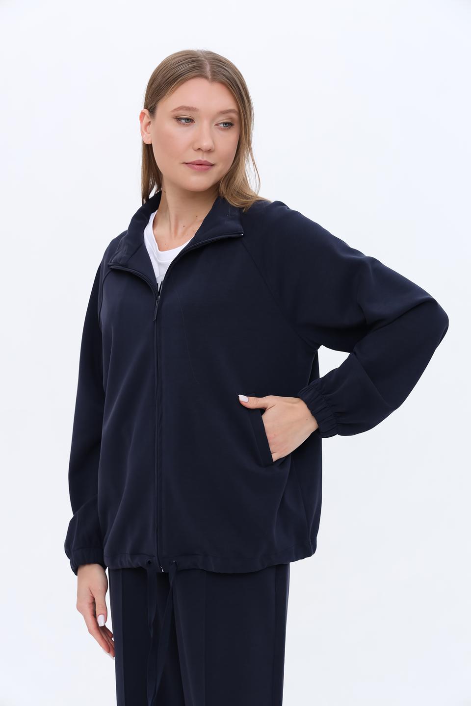 Толстовка Bugatti темно-синяя