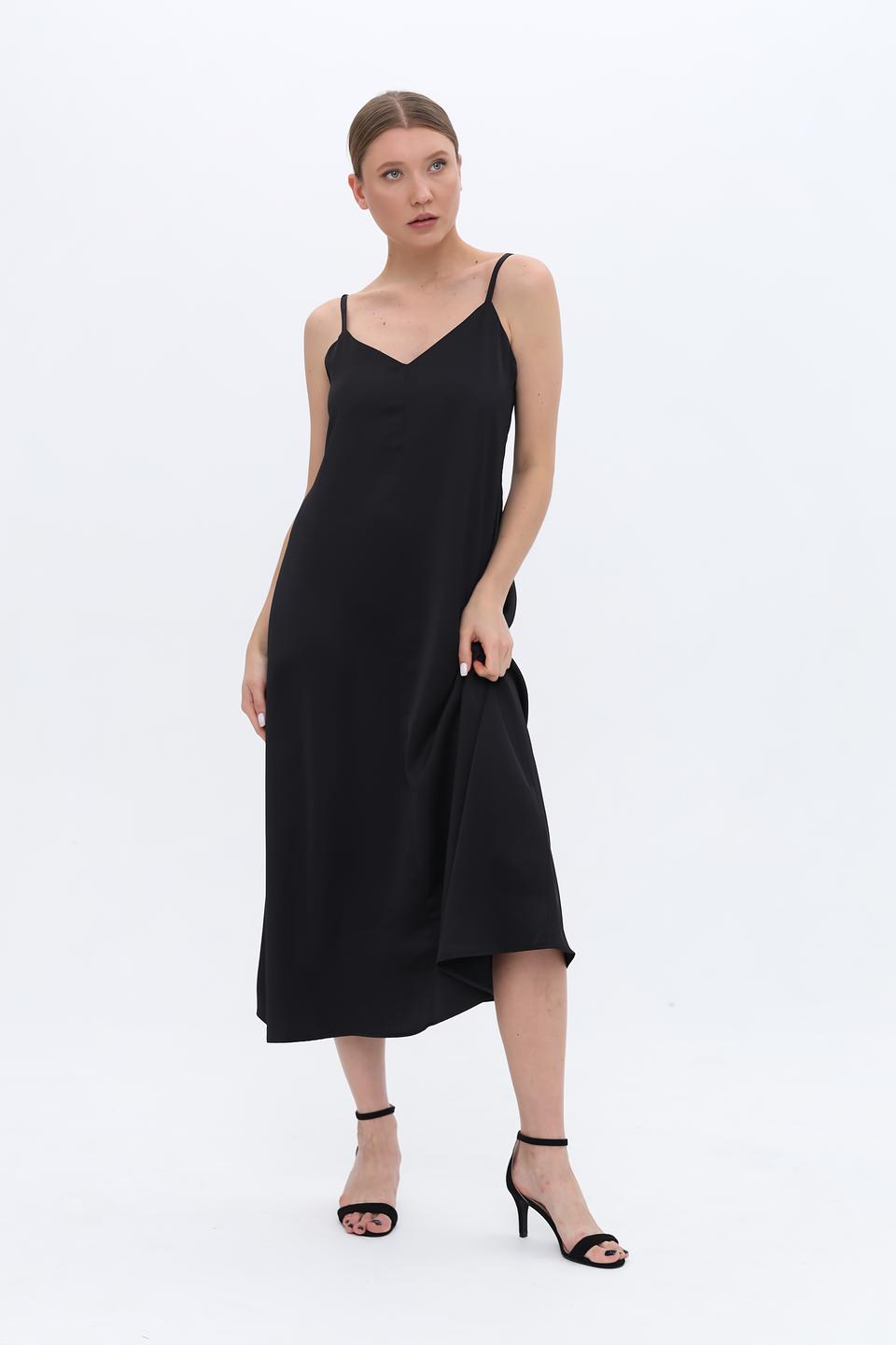 Платье Penny Black чёрное с сеткой