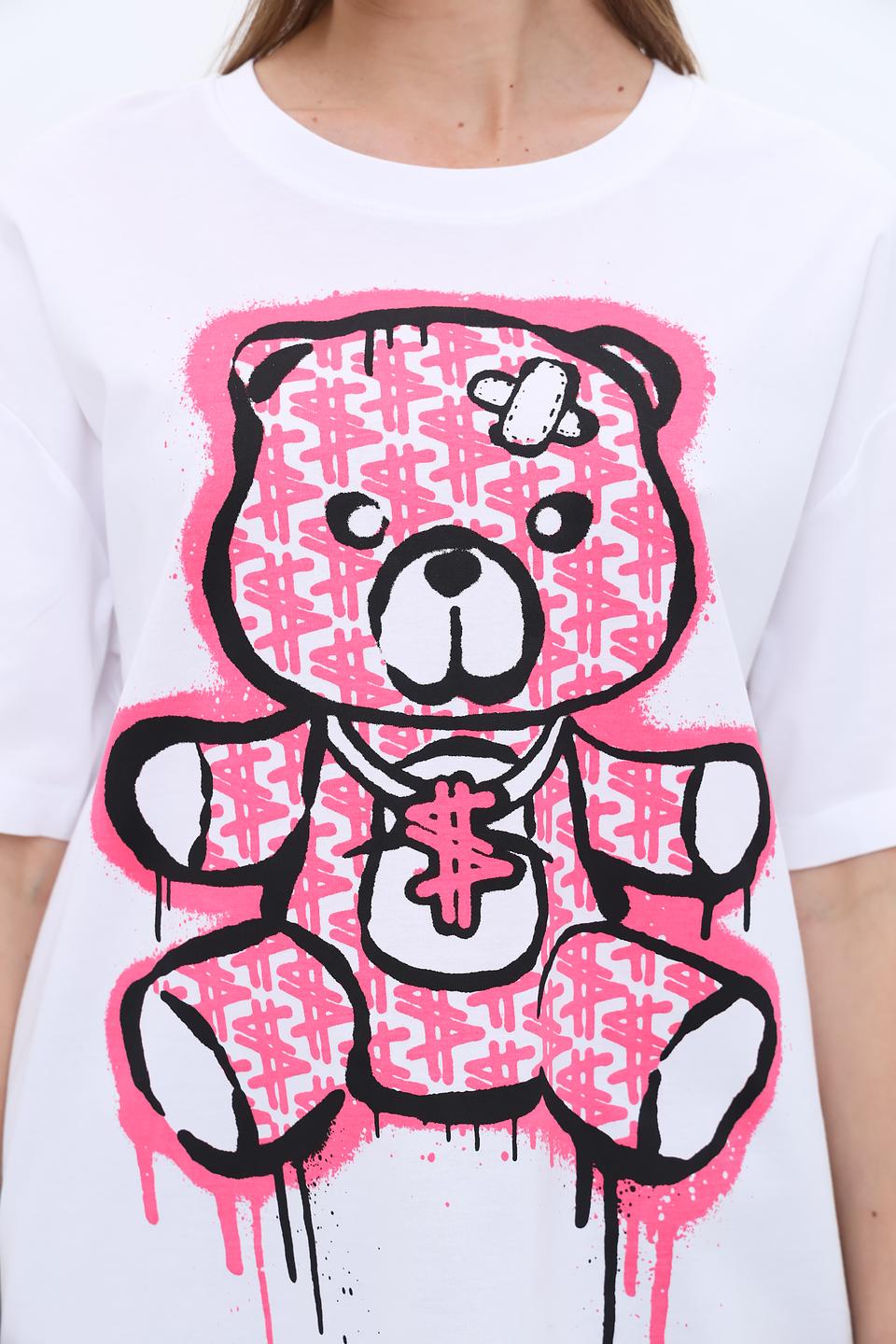 Футболка Twin Set с медведем