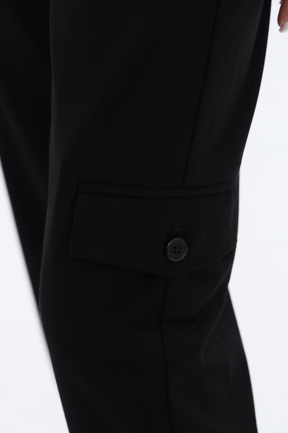 Брюки Twin Set карго чёрные