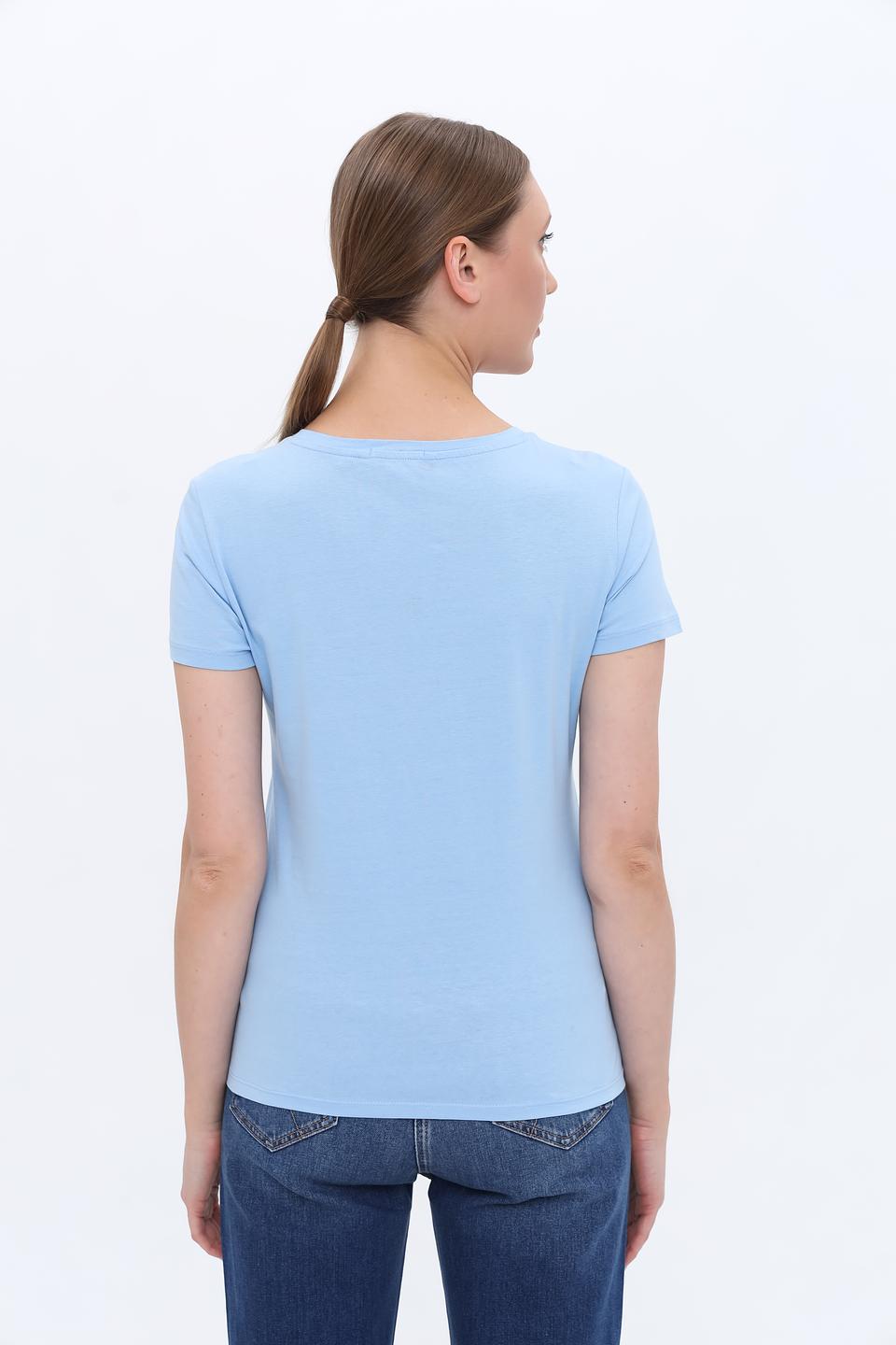 Футболка Tom Tailor denim голубая