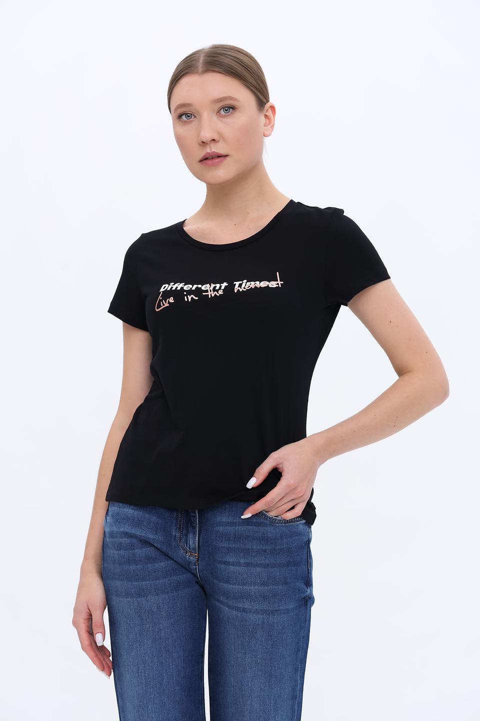 Футболка Tom Tailor denim чёрная