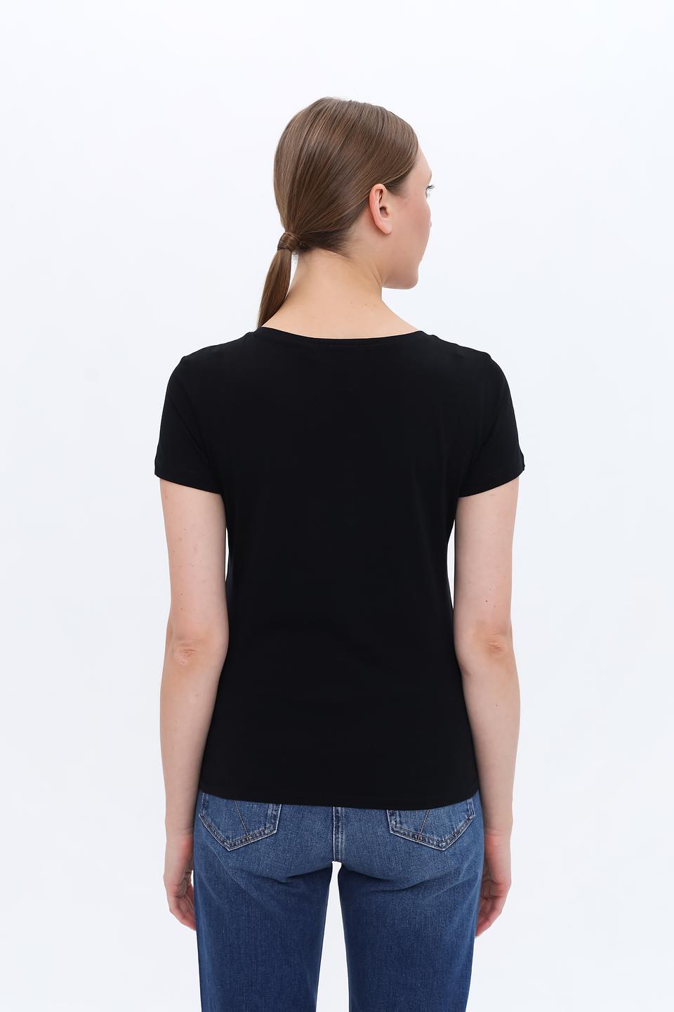 Футболка Tom Tailor denim чёрная