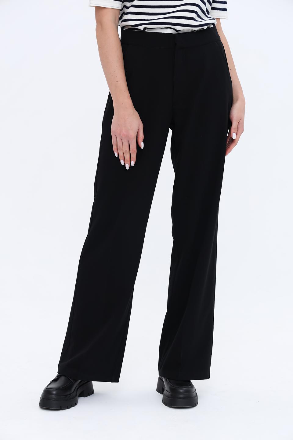 Брюки клёш Broadway чёрные