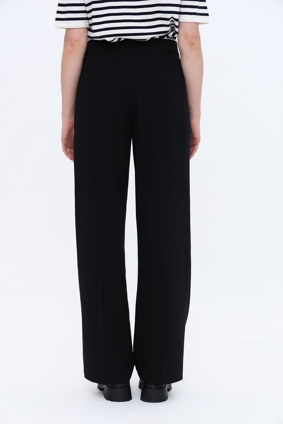 Брюки клёш Broadway чёрные