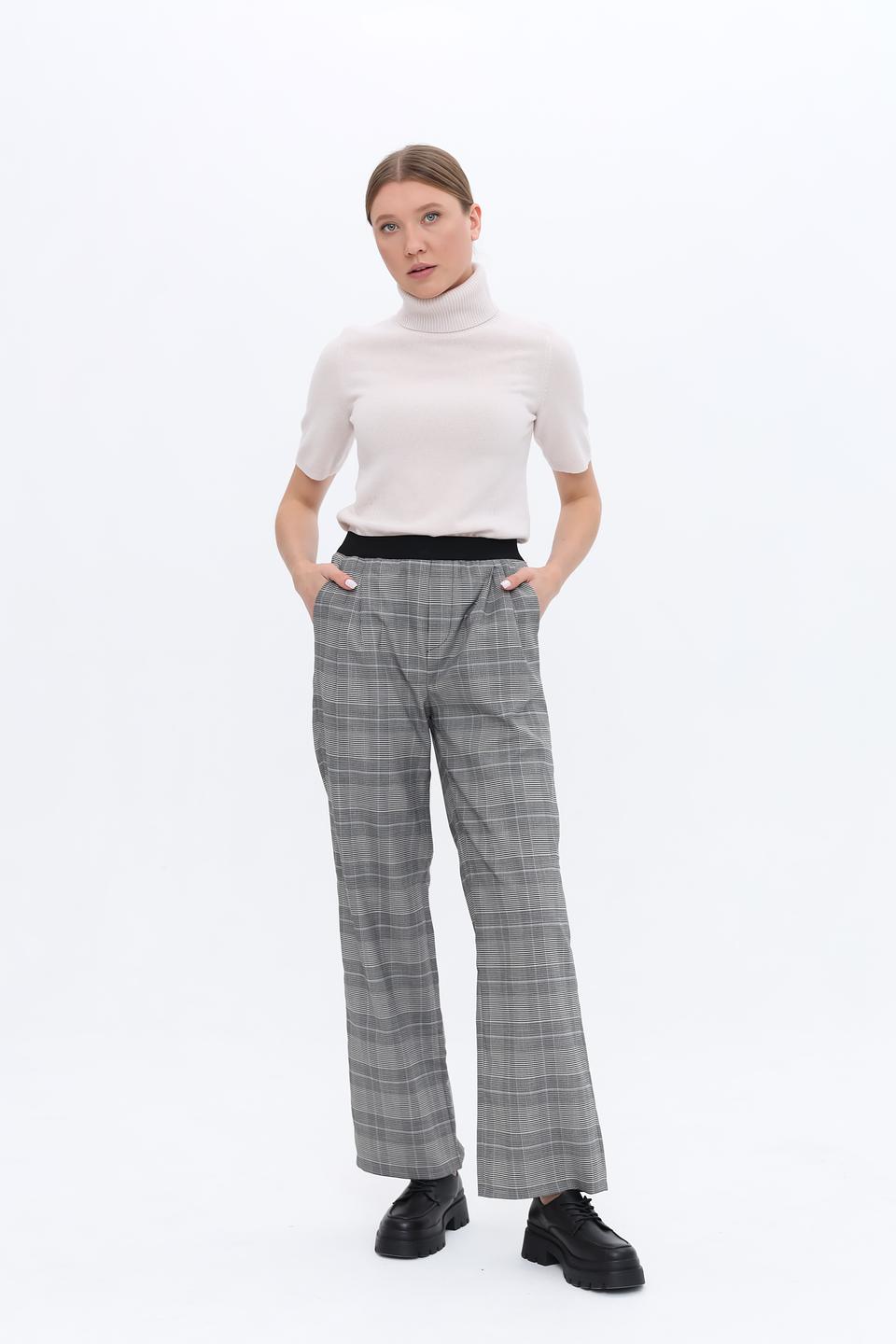Брюки кл Broadway в клетку
