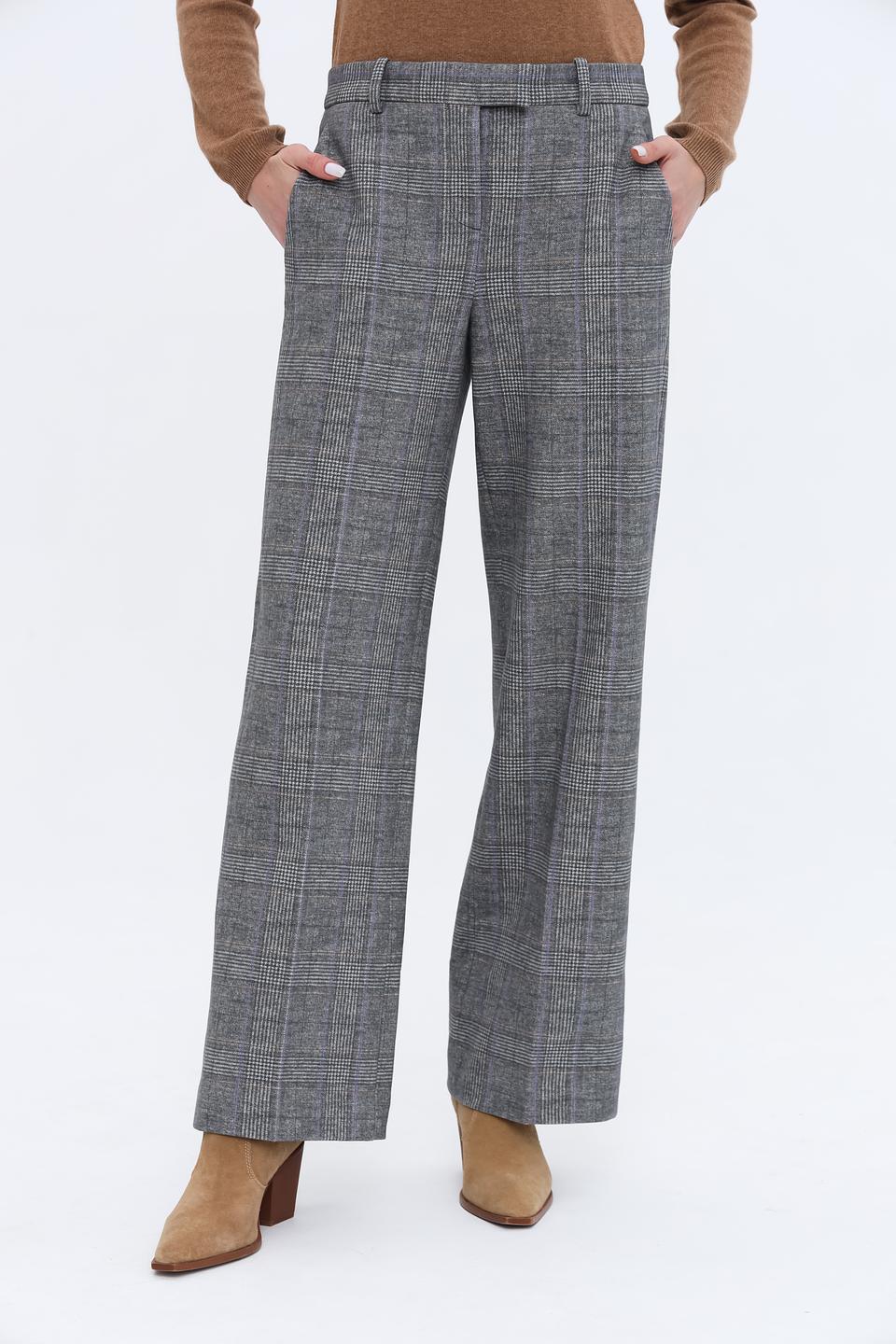 Брюки Circolo 1901 в клетку серые