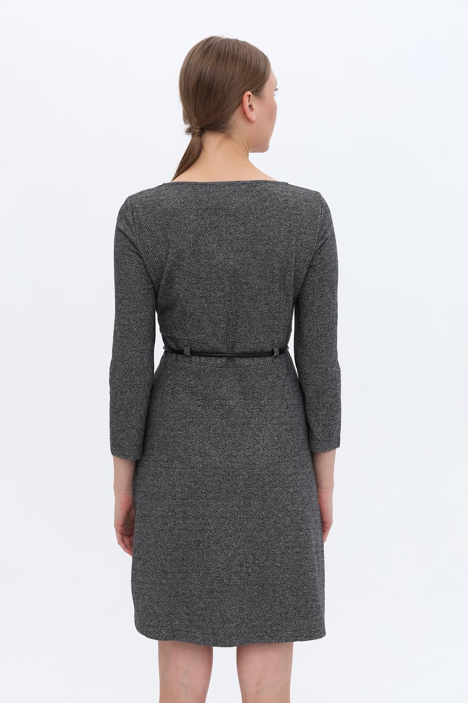 Платье Penny Black с поясом серое